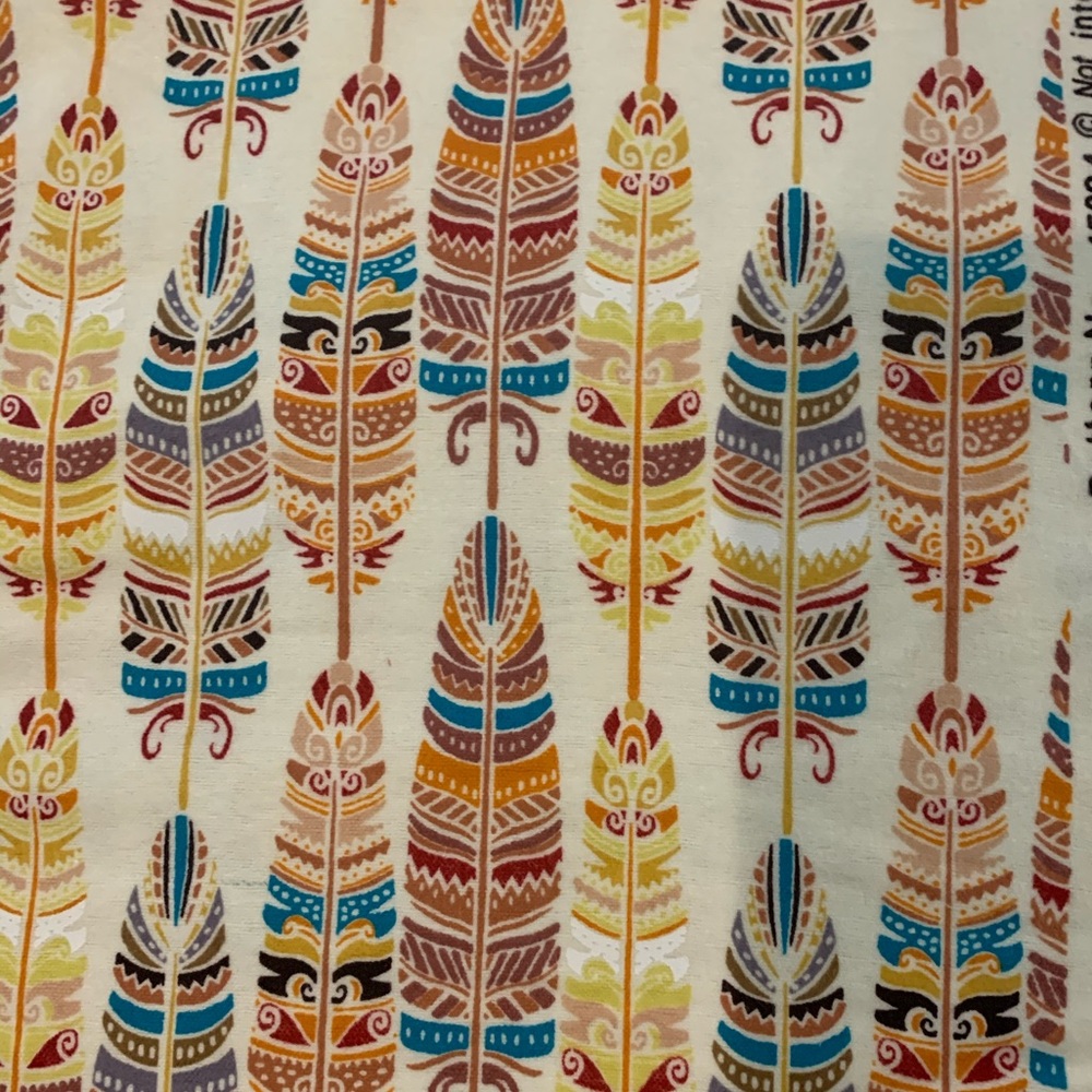 Southwestern Feather by Yrd (2 Yrd) FINAL PRICE $25)